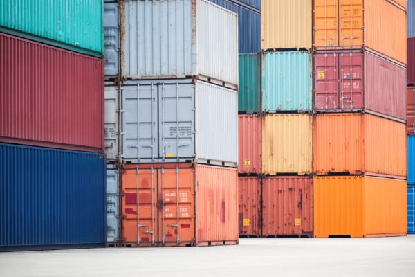Returnable assets like containers tracked and monitored with RFID technology solutions. 